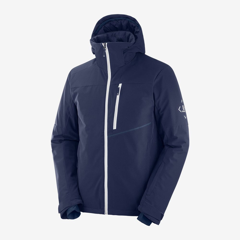 Salomon BLAST M Chaqueta Esqui Hombre - Azul Marino - Colombia (36158-XRZD)